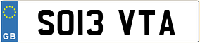 Truck License Plate